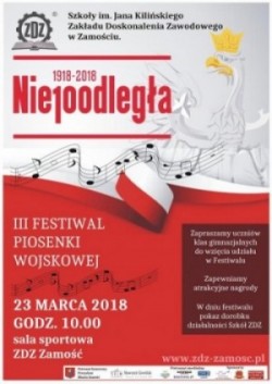 TRANSMISJA NA ŻYWO NASZEGO FESTIWALU „NIEPODLEGŁA 1918-2018”
