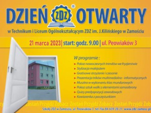 Drzwi otwarte w Szkole ZDZ Zamość